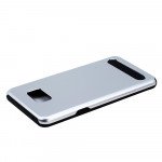 Wholesale Samsung Galaxy Note 5 Aluminum Armor Hybrid Case (Silver)